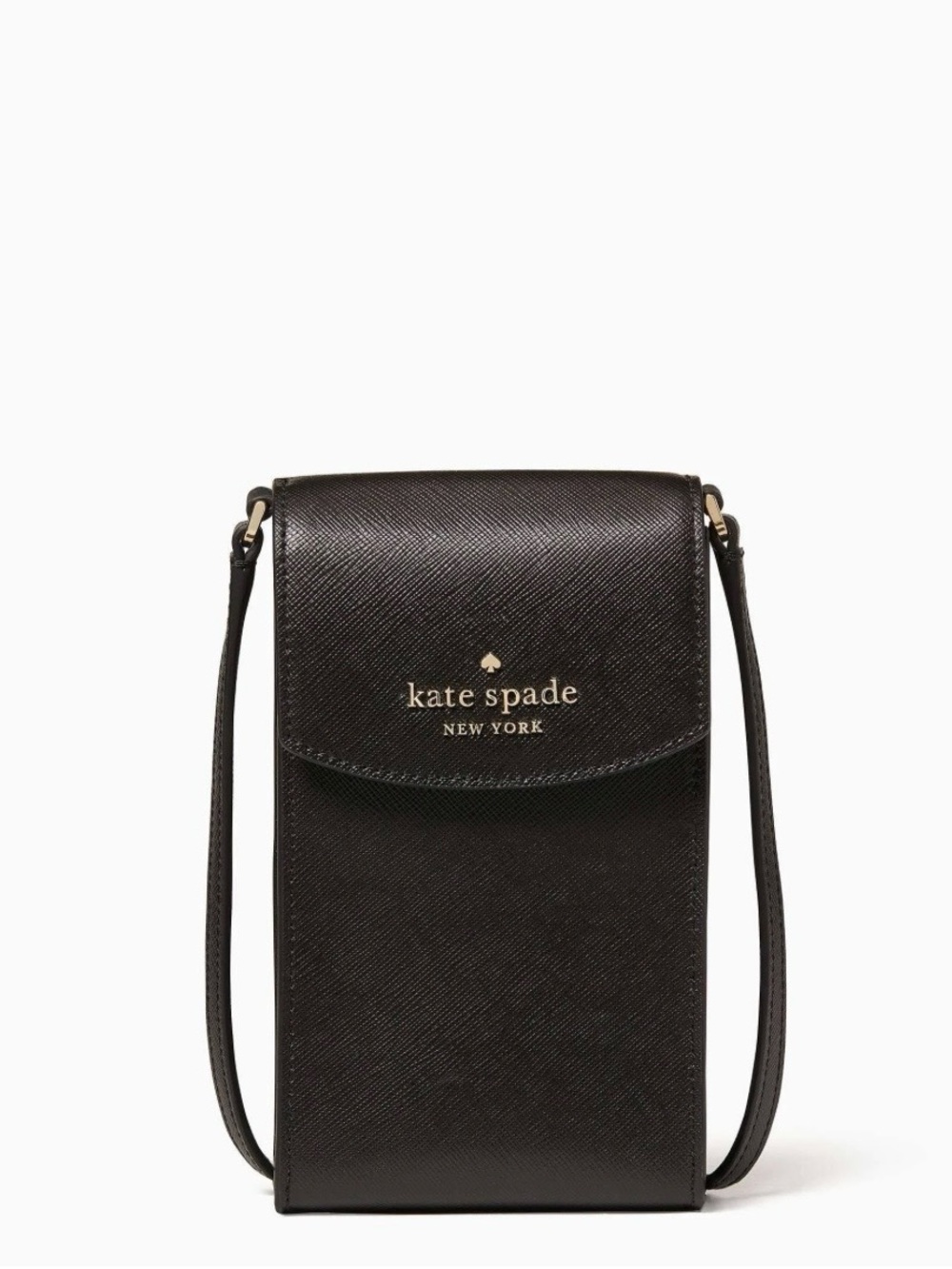 New York Staci North South Crossbody Bag in Black by Kate Spade